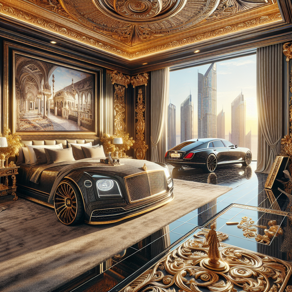 A luxurious suite at the Hotel Ritz, showcasing its opulent design