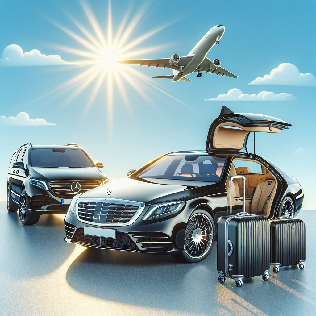 A Samuelz® chauffeur assisting a Business Traveler with her luggage