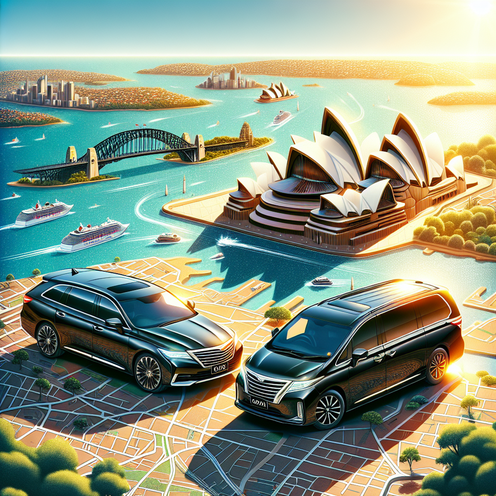 Customized itinerary map of Sydney attractions