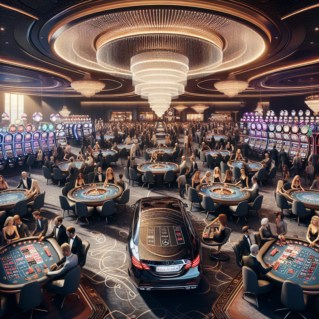 Interior view of The Star Casino’s gaming area