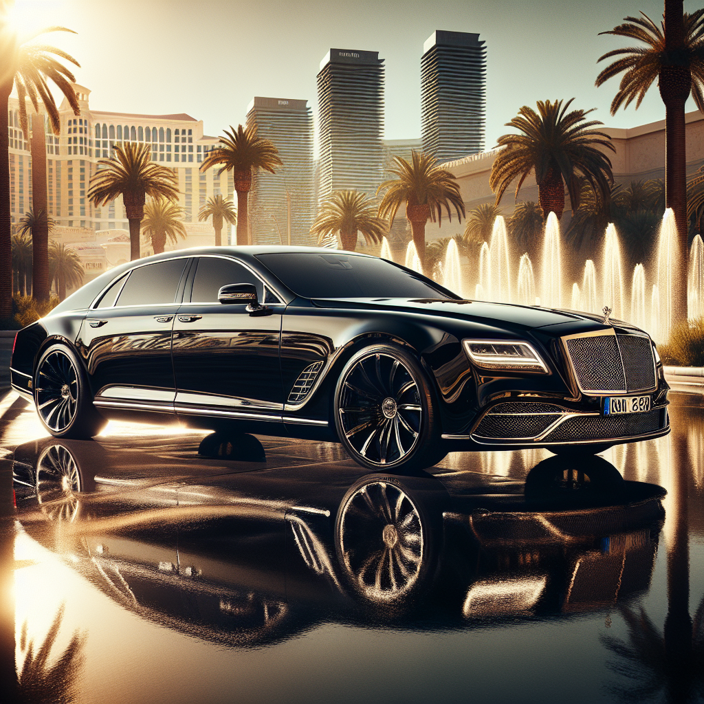 Luxury vehicle offering transportation between multiple venues in Las Vegas