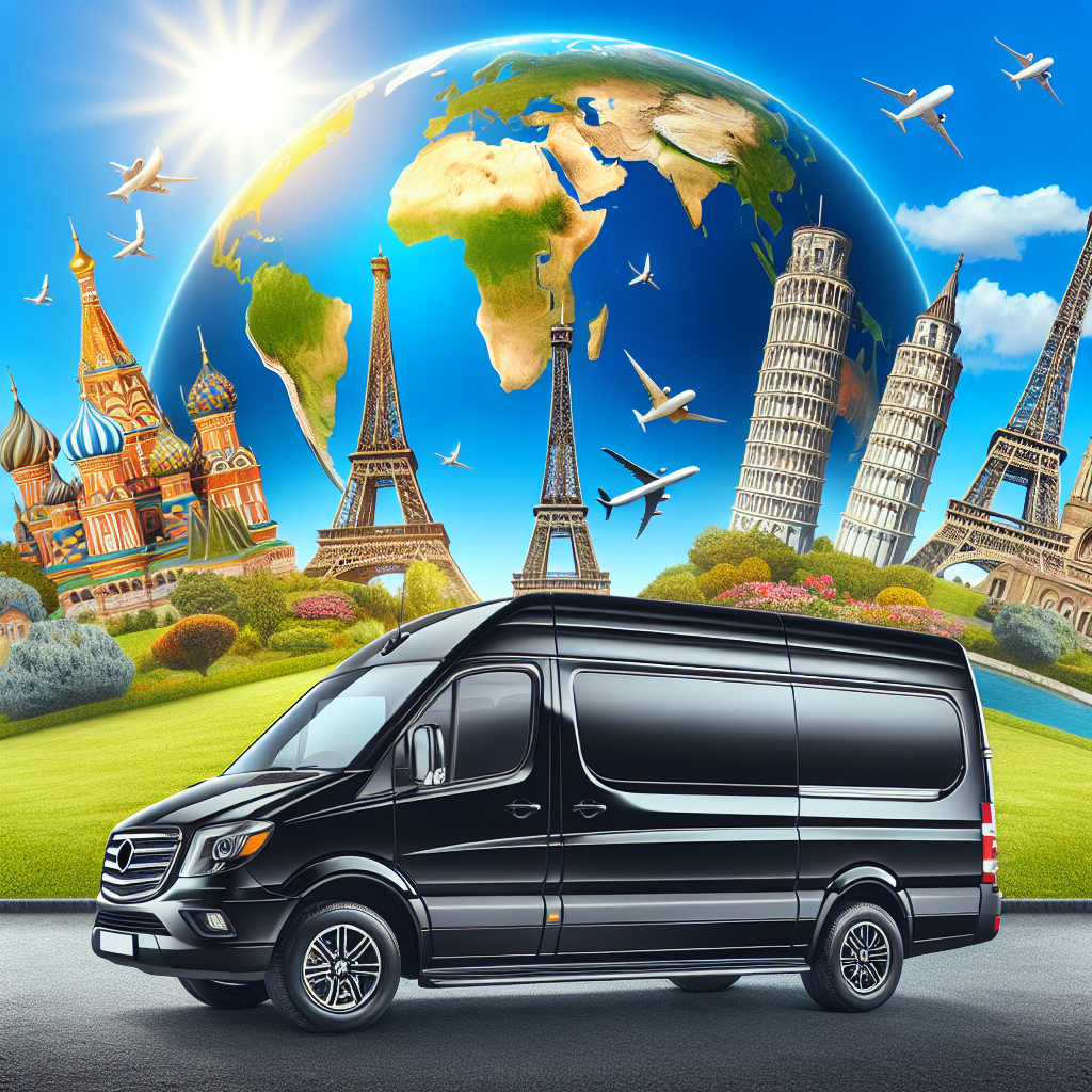 Samuelz® luxury vehicle fleet in front of global landmarks