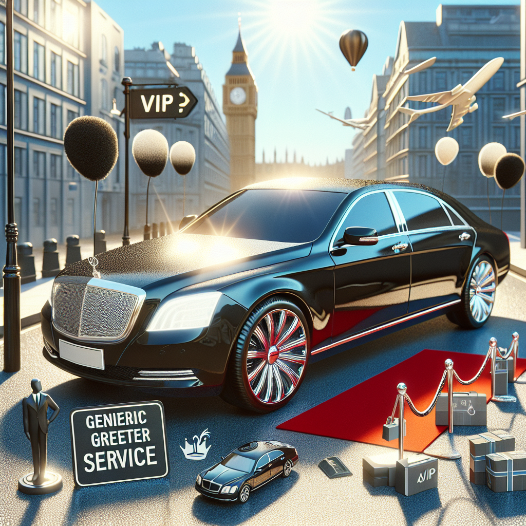 Luxury VIP car service with greeter
